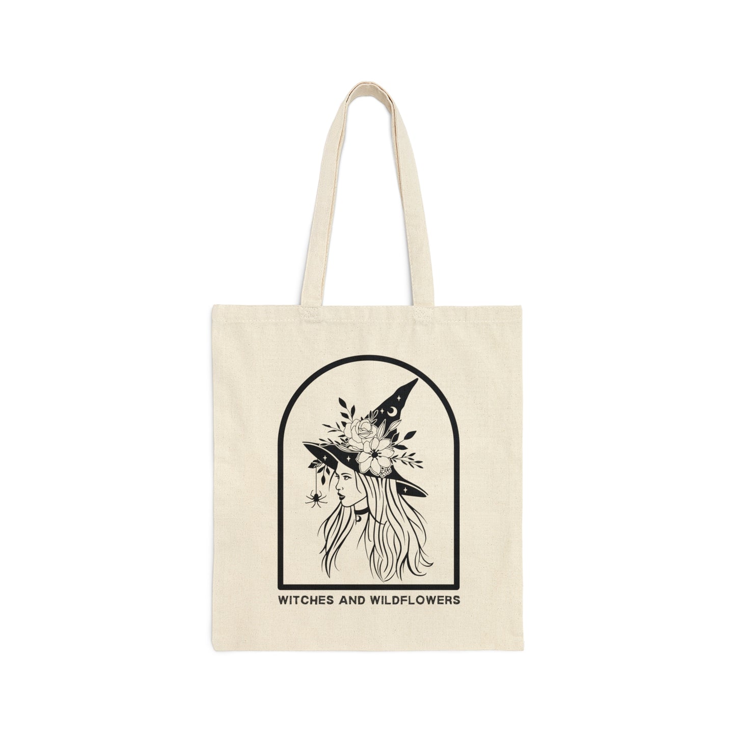 Witches and Wildflowers Tote Bag