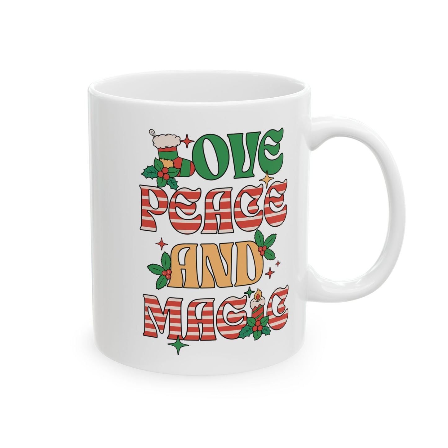 Love Peace and Magic Mug