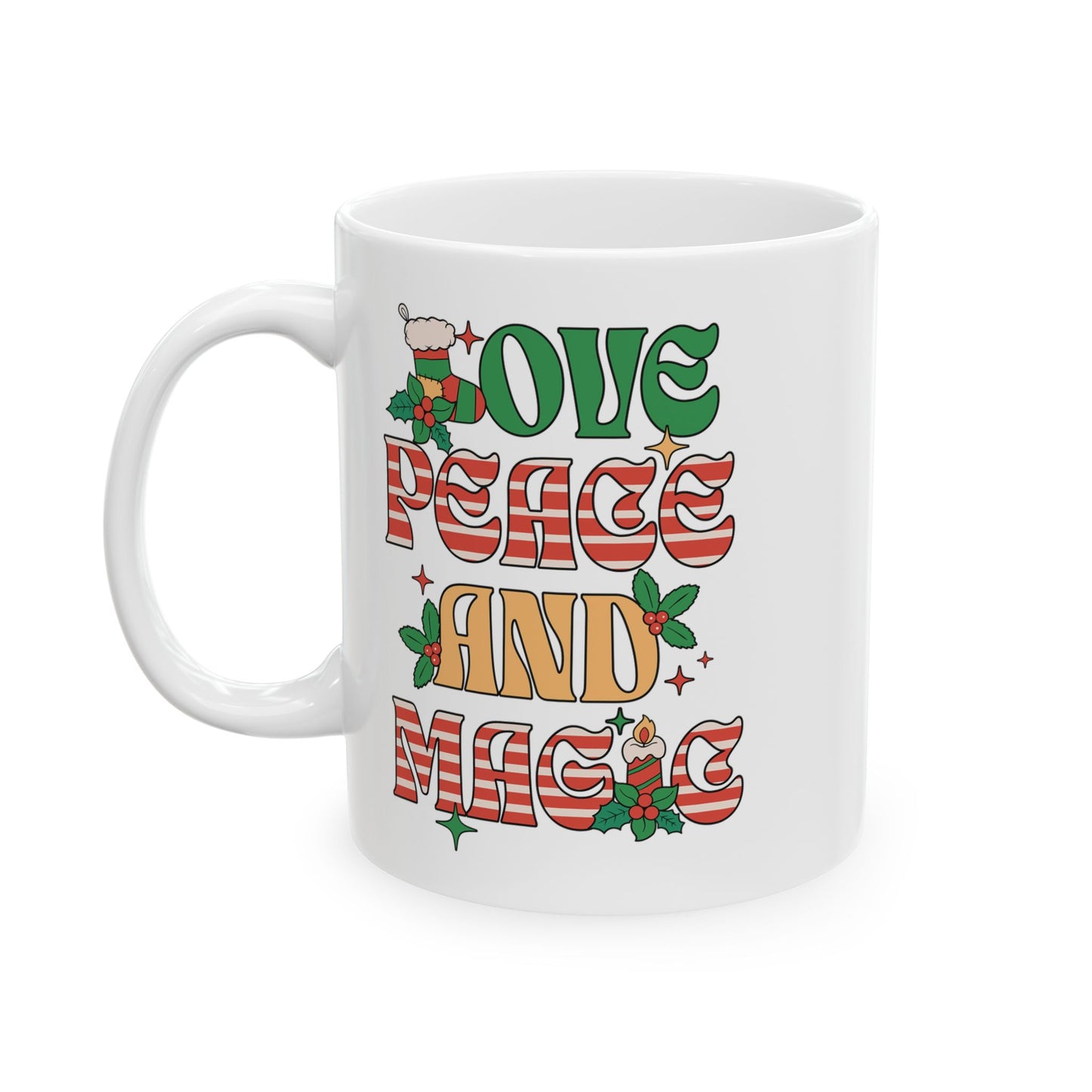 Love Peace and Magic Mug